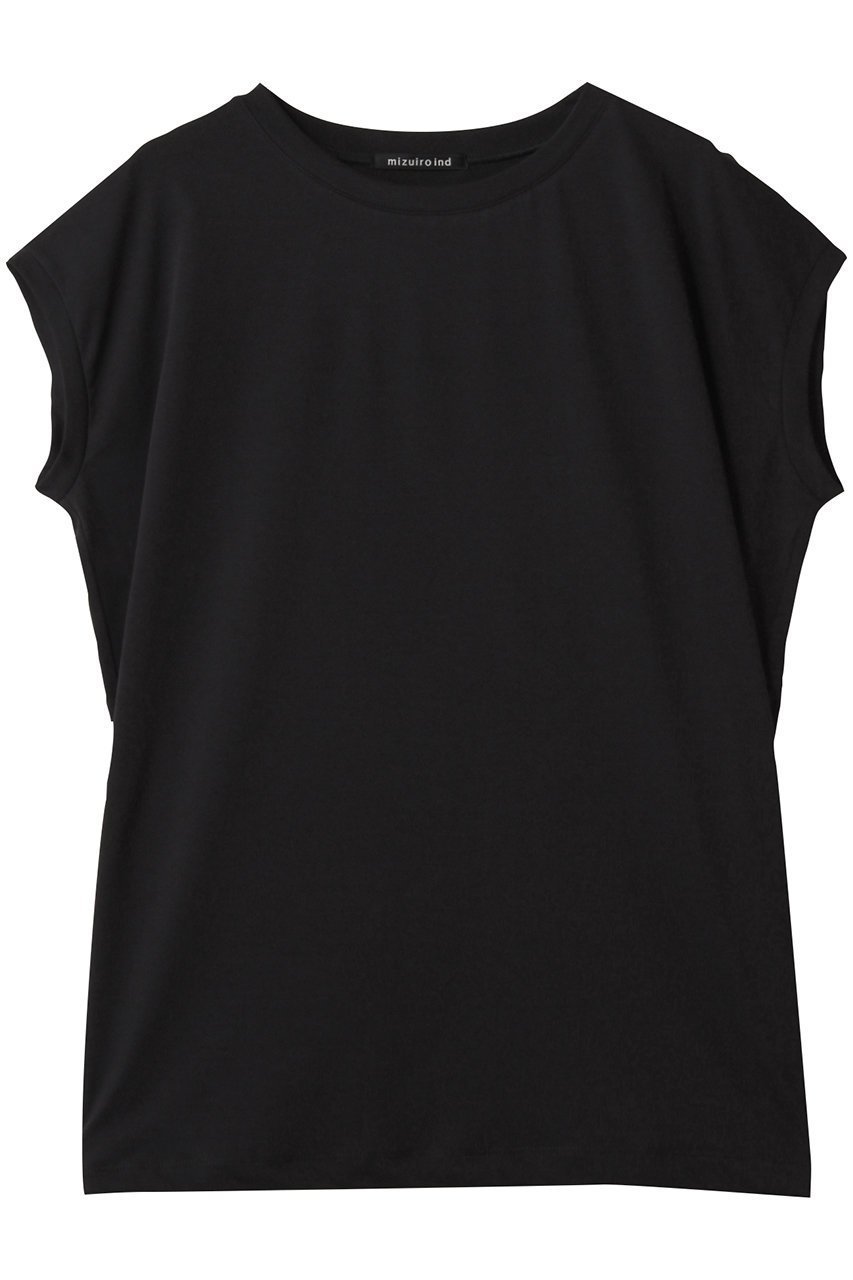 【ミズイロ インド/mizuiro ind】のfrench slv side up P/O プルオーバー インテリア・キッズ・メンズ・レディースファッション・服の通販 founy(ファニー) 　ファッション　Fashion　レディースファッション　Ladies' Fashion Online　トップス・カットソー　Tops/Tshirt　シャツ/ブラウス　Shirts/Blouses　プルオーバー　Pullover　ショルダー　Shoulder　ショート　Short　シンプル　Simple　スリーブ　Sleeve　フレンチ　French　NEW・新作・新着・新入荷　New Arrivals　black|ID: prp329100004598368 ipo3291000000032684910