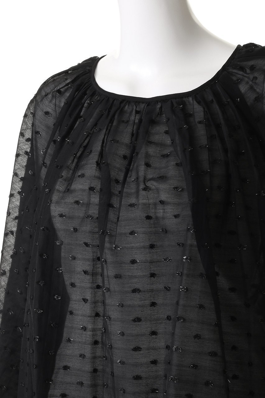 【デパリエ/DEPAREILLE】のラメジャカードブラウス 人気、トレンドファッション・服の通販 founy(ファニー) 　ファッション　Fashion　レディースファッション　Ladies' Fashion Online　トップス・カットソー　Tops/Tshirt　シャツ/ブラウス　Shirts/Blouses　2025年　2025　2025-2026秋冬・A/W　Aw/Autumn/Winter/Fw/Fall/2025-2026　おすすめ　Recommend　エレガント 上品　Elegant　ギャザー　Gather　シアー　Sheer　ジャカード　Jacquard　スリーブ　Sleeve　リュクス　Luxe　ロング　Long　A/W・秋冬　Aw・Autumn/Winter・Fw・Fall-Winter　other-5|ID: prp329100004598370 ipo3291000000032684929