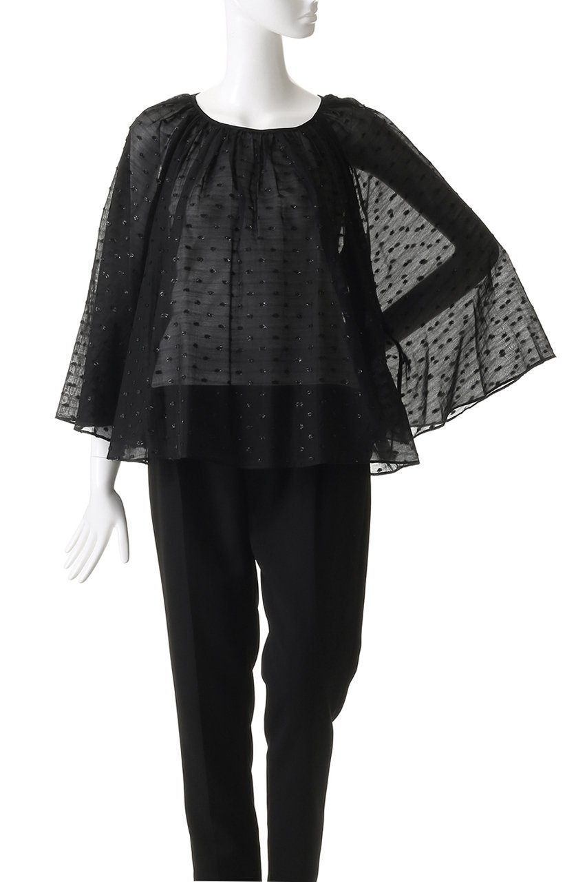 【デパリエ/DEPAREILLE】のラメジャカードブラウス 人気、トレンドファッション・服の通販 founy(ファニー) 　ファッション　Fashion　レディースファッション　Fashion for Women　トップス・カットソー　Cut & Sew Tops　シャツ・ブラウス・オフィスカジュアル　Elegant Blouses & Button-Ups　おすすめ　Recommended / Our Picks　エレガント 上品　Elegant　ギャザー　Gathered, Ruffled　シアー　Sheer, See-Through　ジャカード／ジャガード　Jacquard, Woven Pattern　スリーブ　Sleeve, Long Sleeve / Short Sleeve　リュクス　Luxury, Elegant, High-End, Chic　ロング　Long, Long-Length　other-2|ID: prp329100004598370 ipo3291000000035791161