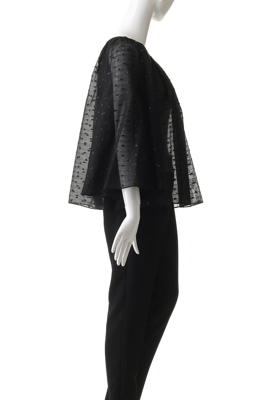 【デパリエ/DEPAREILLE】のラメジャカードブラウス 人気、トレンドファッション・服の通販 founy(ファニー) 　ファッション　Fashion　レディースファッション　Fashion for Women　トップス・カットソー　Cut & Sew Tops　シャツ・ブラウス・オフィスカジュアル　Elegant Blouses & Button-Ups　おすすめ　Recommended / Our Picks　エレガント 上品　Elegant　ギャザー　Gathered, Ruffled　シアー　Sheer, See-Through　ジャカード／ジャガード　Jacquard, Woven Pattern　スリーブ　Sleeve, Long Sleeve / Short Sleeve　リュクス　Luxury, Elegant, High-End, Chic　ロング　Long, Long-Length　other-3|ID: prp329100004598370 ipo3291000000035791162