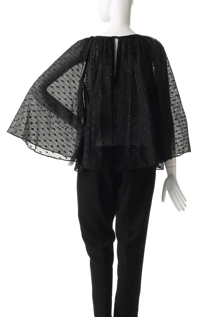 【デパリエ/DEPAREILLE】のラメジャカードブラウス 人気、トレンドファッション・服の通販 founy(ファニー) 　ファッション　Fashion　レディースファッション　Fashion for Women　トップス・カットソー　Cut & Sew Tops　シャツ・ブラウス・オフィスカジュアル　Elegant Blouses & Button-Ups　おすすめ　Recommended / Our Picks　エレガント 上品　Elegant　ギャザー　Gathered, Ruffled　シアー　Sheer, See-Through　ジャカード／ジャガード　Jacquard, Woven Pattern　スリーブ　Sleeve, Long Sleeve / Short Sleeve　リュクス　Luxury, Elegant, High-End, Chic　ロング　Long, Long-Length　other-4|ID: prp329100004598370 ipo3291000000035791163