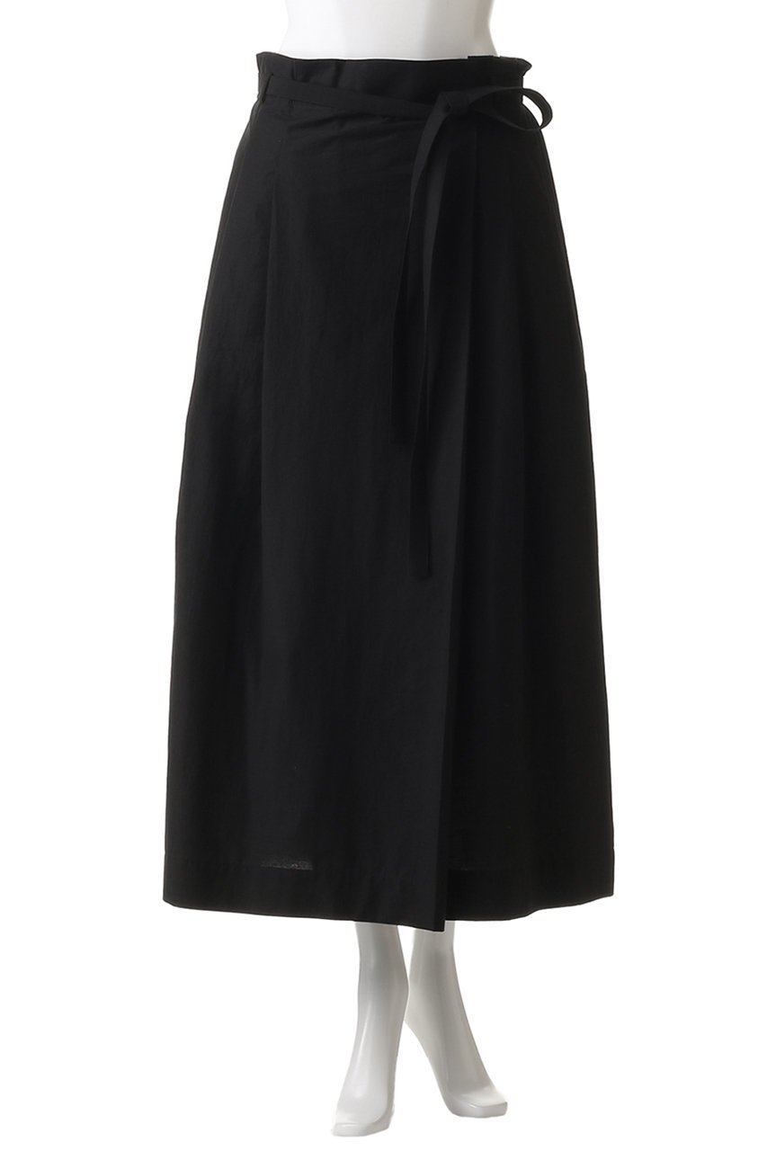 【デパリエ/DEPAREILLE】のコットンナイロンラップスカート 人気、トレンドファッション・服の通販 founy(ファニー) 　ファッション　Fashion　レディースファッション　Fashion for Women　スカート　Skirts　ロングスカート　Long Skirts / Maxi & Midi Skirts　フェミニン　Feminine, Girly　ラップ　Wrap, Wrap Design　リボン　Ribbon, Bow　ロング　Long, Long-Length　other-2|ID: prp329100004598371 ipo3291000000035791174