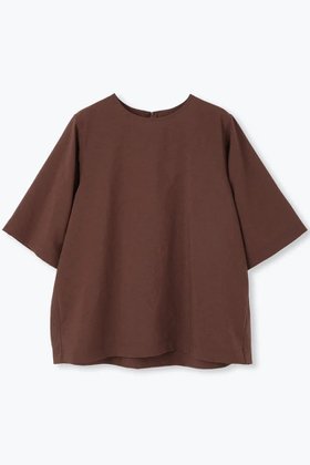 【レリル/lelill】の【日本製】THE BASIC H/S BLOUSE 人気、トレンドファッション・服の通販 founy(ファニー) ファッション Fashion レディースファッション Fashion for Women トップス・カットソー Cut & Sew Tops シャツ・ブラウス・オフィスカジュアル Elegant Blouses & Button-Ups ショート Short, Short Length スリーブ Sleeve, Long Sleeve / Short Sleeve ビッグ Big, Oversized リボン Ribbon, Bow 再入荷 Restock / Back in Stock 半袖 Short Sleeve, Half Sleeve 吸水 Absorbent, Quick-Dry 日本製 Made In Japan |ID:prp329100004598420