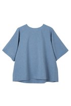 【レリル/lelill】の【日本製】THE BASIC H/S BLOUSE ブルー|ID: prp329100004598420 ipo3291000000036392248