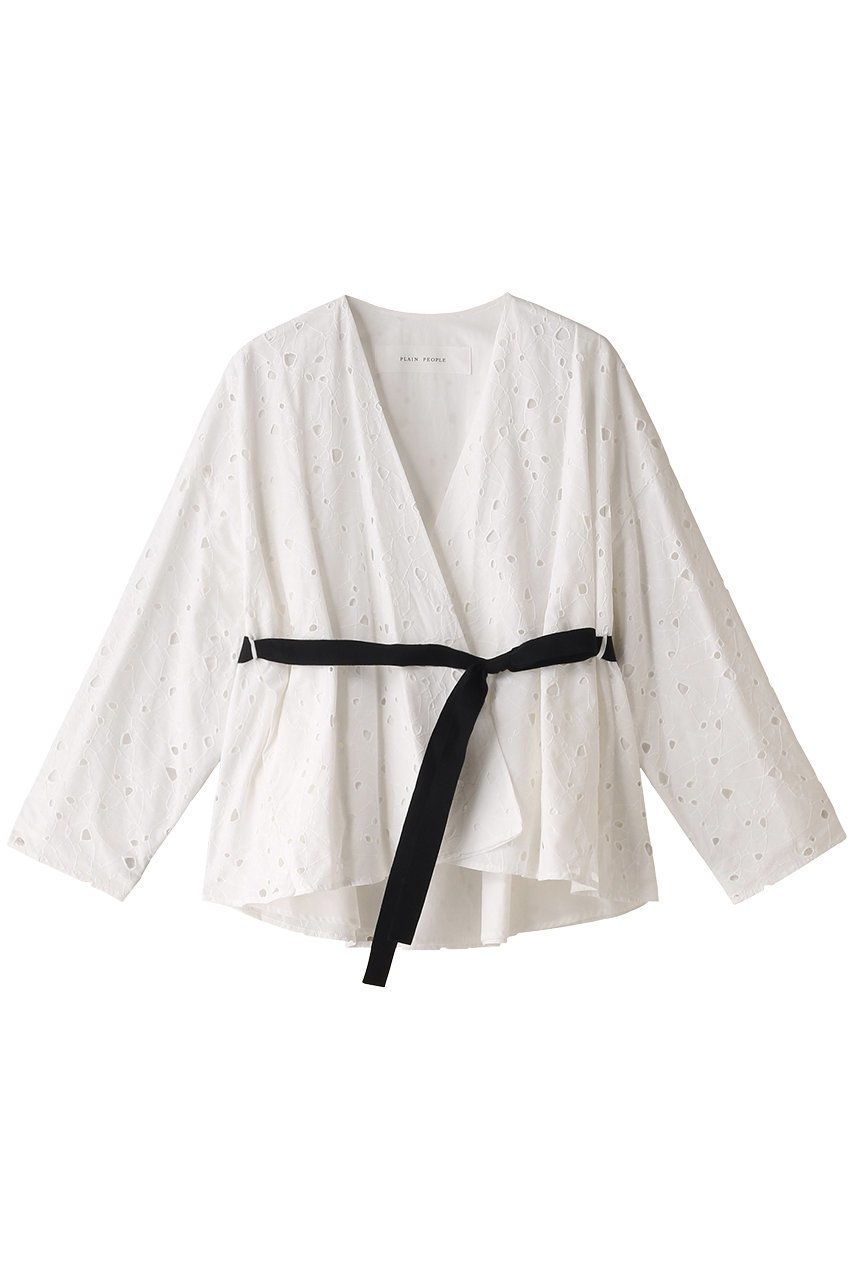 【プレインピープル/PLAIN PEOPLE】のレースショートジャケット 人気、トレンドファッション・服の通販 founy(ファニー) 　ファッション　Fashion　レディースファッション　Fashion for Women　アウター　Coat / Outerwear Collection　レディースジャケット・軽アウター　Jackets　ショート　Short, Short Length　ジャケット　Jacket, Outerwear　ストレート　Straight, Straight Cut　モダン　Modern, Contemporary　リボン　Ribbon, Bow　レース　Lace, Lace Fabric　 other-1|ID: prp329100004599304 ipo3291000000035682056