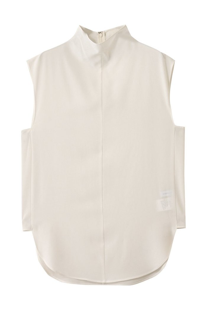 【スタニングルアー/STUNNING LURE】のセミスタンドノースリーブシャツ インテリア・キッズ・メンズ・レディースファッション・服の通販 founy(ファニー) https://founy.com/ ファッション Fashion レディースファッション Fashion for Women トップス・カットソー Cut & Sew Tops キャミソール&ノースリーブ Camisoles & Sleeveless Tops シャツ・ブラウス・オフィスカジュアル Elegant Blouses & Button-Ups スタンド Stand Collar, Upright Stand ノースリーブ Sleeveless, No-Sleeve ラウンド Round, Round Neck |ID: prp329100004599305 ipo3291000000035613725