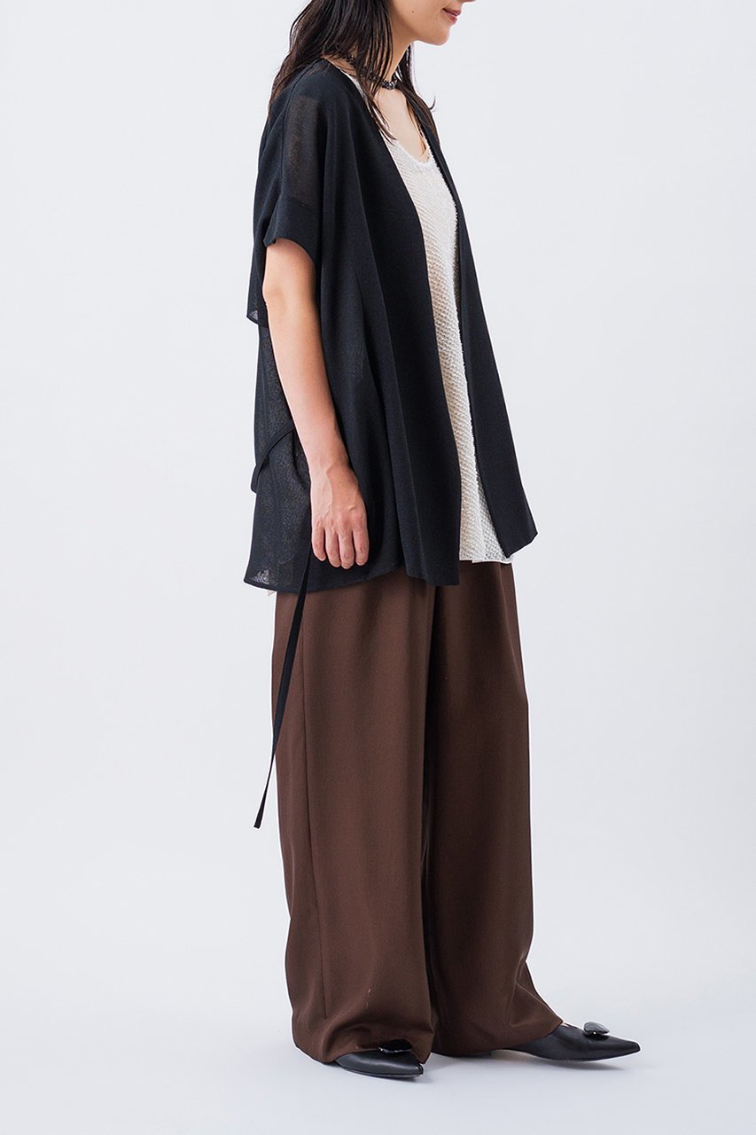 【スタニングルアー/STUNNING LURE】のメッシュハオリブラウス 人気、トレンドファッション・服の通販 founy(ファニー) 　ファッション　Fashion　レディースファッション　Fashion for Women　トップス・カットソー　Cut & Sew Tops　シャツ・ブラウス・オフィスカジュアル　Elegant Blouses & Button-Ups　シアー　Sheer, See-Through　ショート　Short, Short Length　シンプル　Simple, Minimal　スタイリッシュ　Stylish, Fashionable　スリーブ　Sleeve, Long Sleeve / Short Sleeve　メッシュ　Mesh, Net Fabric　新作・新入荷　New Arrivals / New In　other-7|ID: prp329100004599306 ipo3291000000032694030