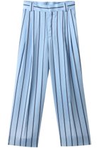 【カオス/Chaos】のランブランパンツ 人気、トレンドファッション・服の通販 founy(ファニー) ファッション Fashion レディースファッション Ladies' Fashion Online パンツ Pants とろみ Thickness キュプラ Cupra シンプル Simple ストライプ Stripe ストレート Straight センター Center ワイド Wide エレガント 上品 Elegant 再入荷 Restock/Back In Stock/Re Arrival thumbnail サックス|ID: prp329100004599312 ipo3291000000032694194