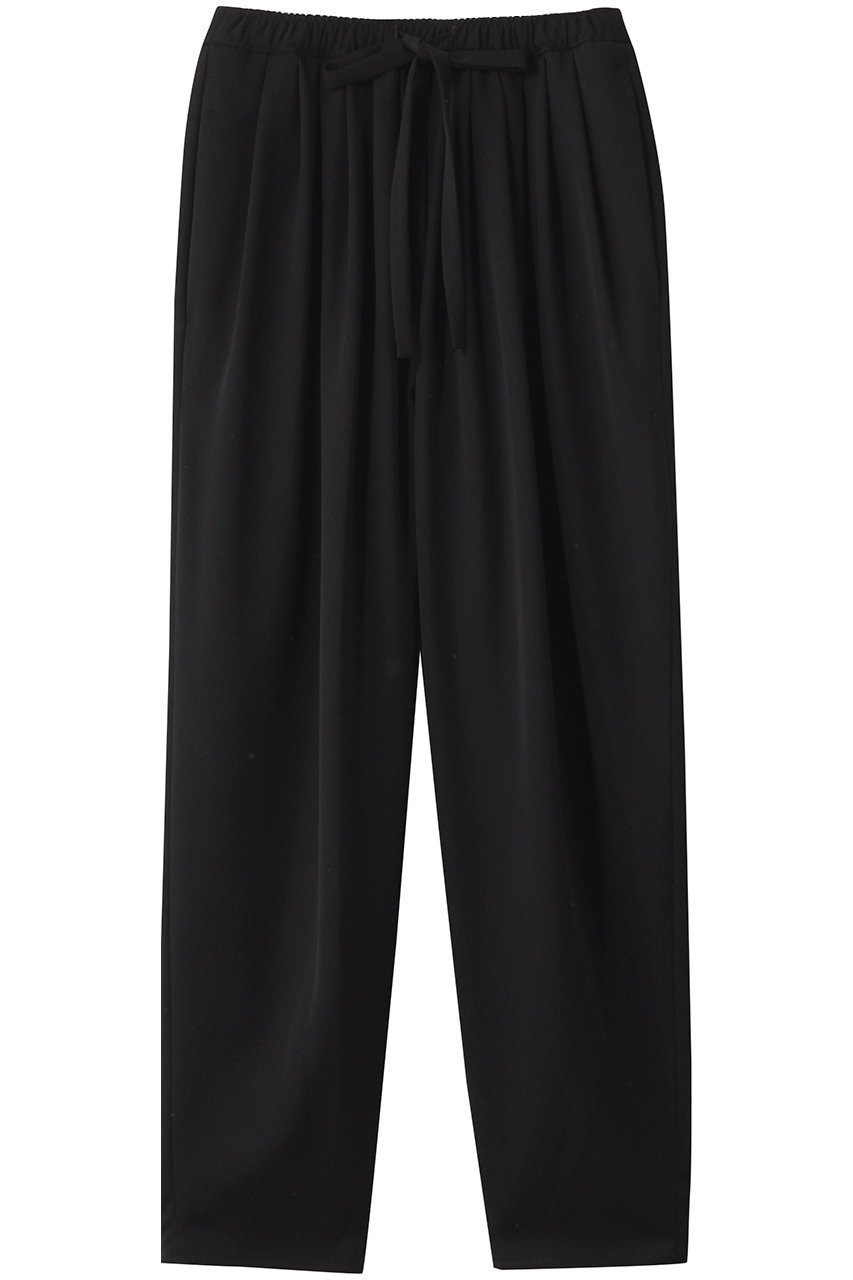 【エンフォルド/ENFOLD】のMANY-TUCK COCOON-PANTS/パンツ インテリア・キッズ・メンズ・レディースファッション・服の通販 founy(ファニー) 　ファッション　Fashion　レディースファッション　Fashion for Women　パンツ　Pants & Trousers　ドレープ　Drape, Draping Fabric　フロント　Front, Front Design　ブラック|ID: prp329100004599330 ipo3291000000036660986