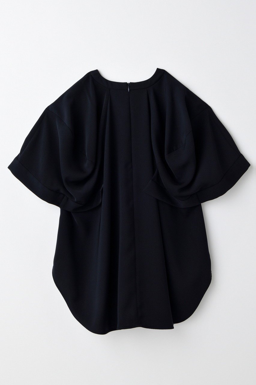 【エンフォルド/ENFOLD】のWING-SLEEVES PULLOVER/プルオーバー 人気、トレンドファッション・服の通販 founy(ファニー) 　ファッション　Fashion　レディースファッション　Ladies' Fashion Online　トップス・カットソー　Tops/Tshirt　シャツ/ブラウス　Shirts/Blouses　プルオーバー　Pullover　ショート　Short　スリーブ　Sleeve　バランス　Balance　フロント　Front　ボトム　Bottom　ラウンド　Round　NEW・新作・新着・新入荷　New Arrivals　other-2|ID: prp329100004599333 ipo3291000000032694396