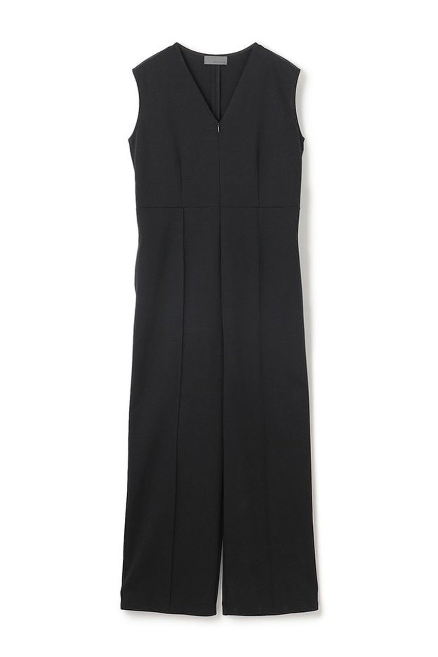 【アンクレイヴ/uncrave】のダブルフェイスジャージー オールインワン インテリア・キッズ・メンズ・レディースファッション・服の通販 founy(ファニー) 　ファッション　Fashion　レディースファッション　Ladies' Fashion Online　パンツ　Pants　カットソー　Cut And Sew　シルケット　Mercerization　スタイリッシュ　Stylish　ストレート　Straight　バランス　Balance　フラット　Flat　夏　Summer　NEW・新作・新着・新入荷　New Arrivals　ブラック|ID: prp329100004599337 ipo3291000000032694412