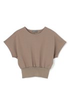 【アンクレイヴ/uncrave】のダブルフェイスジャージ ドルマンスリーブリブトップス トープ|ID: prp329100004599340 ipo3291000000032694428