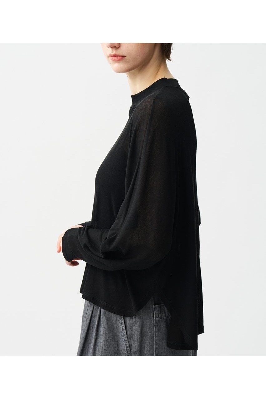 【アンクレイヴ/uncrave】のシアーハイツイストリブ ドルマントップス 人気、トレンドファッション・服の通販 founy(ファニー) 　ファッション　Fashion　レディースファッション　Ladies' Fashion Online　トップス・カットソー　Cut & Sew Tops　ニット　Knit Tops & Sweaters　プルオーバー　Pullovers　イレギュラー　Irregular　グラデーション　Gradation　シアー　Sheer　NEW・新作・新着・新入荷　New Arrivals　other-4|ID: prp329100004599341 ipo3291000000032694441