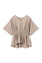 【アンクレイヴ/uncrave】のコットンリネンボイル ペプラムブラウス トープ|ID: prp329100004599350 ipo3291000000032694486