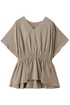 【アンクレイヴ/uncrave】のコットンリネンボイル ペプラムブラウス トープ|ID: prp329100004599350 ipo3291000000036392130