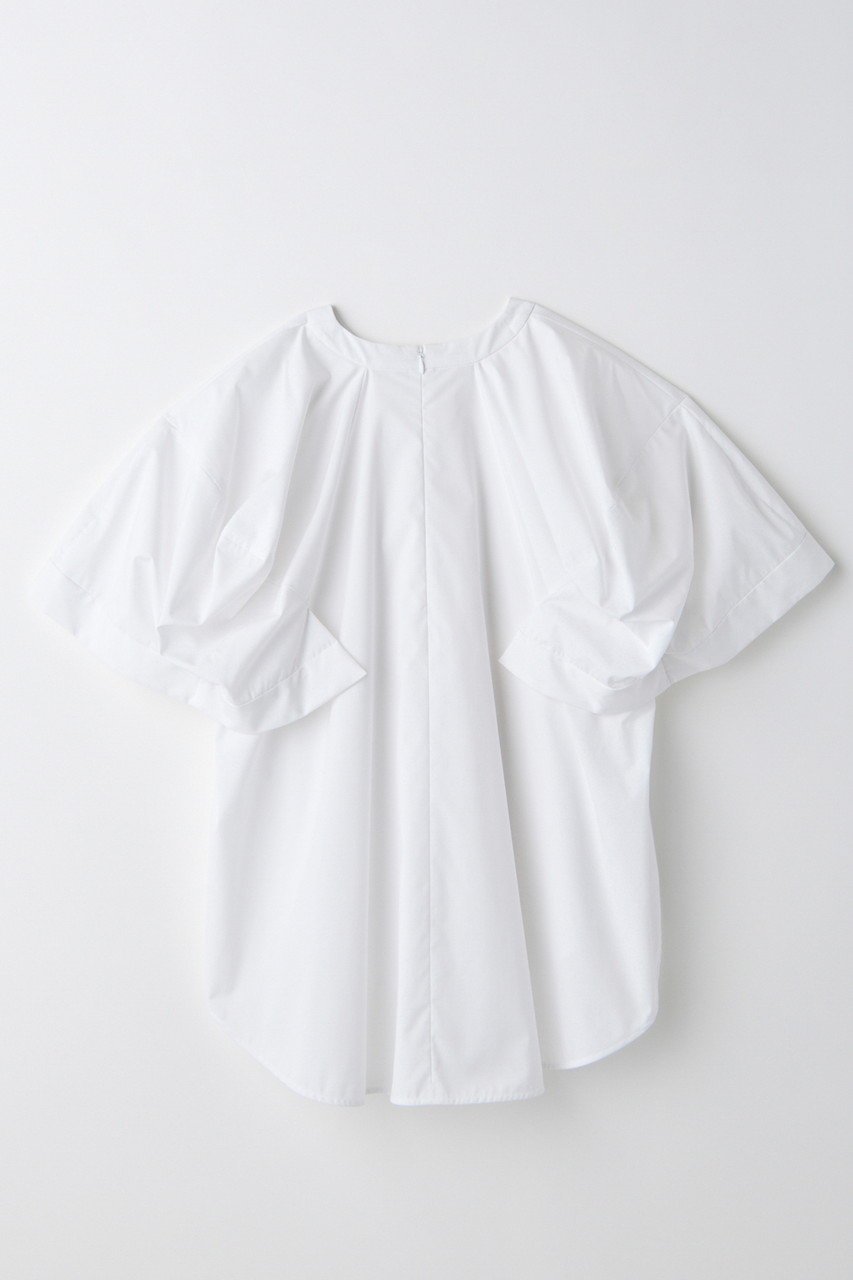 【エンフォルド/ENFOLD】のWING-SLEEVES PULLOVER/プルオーバー 人気、トレンドファッション・服の通販 founy(ファニー) 　ファッション　Fashion　レディースファッション　Ladies' Fashion Online　トップス・カットソー　Tops/Tshirt　シャツ/ブラウス　Shirts/Blouses　プルオーバー　Pullover　ショート　Short　スリーブ　Sleeve　バランス　Balance　フロント　Front　ボトム　Bottom　ラウンド　Round　NEW・新作・新着・新入荷　New Arrivals　other-2|ID: prp329100004599354 ipo3291000000032694514
