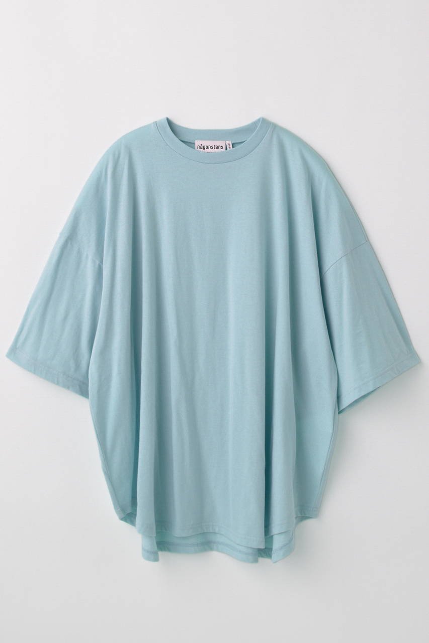 【ナゴンスタンス/nagonstans】のcurve-hem t-shirt/Tシャツ インテリア・キッズ・メンズ・レディースファッション・服の通販 founy(ファニー) 　ファッション　Fashion　レディースファッション　Ladies' Fashion Online　トップス・カットソー　Tops/Tshirt　シャツ/ブラウス　Shirts/Blouses　ロング / Tシャツ　T-Shirts　カットソー　Cut and Sewn　ショート　Short　スクエア　Square　スリット　Slit　スリーブ　Sleeve　バランス　Balance　ルーズ　Loose　定番　Standard　NEW・新作・新着・新入荷　New Arrivals　Soda|ID: prp329100004599369 ipo3291000000032694668