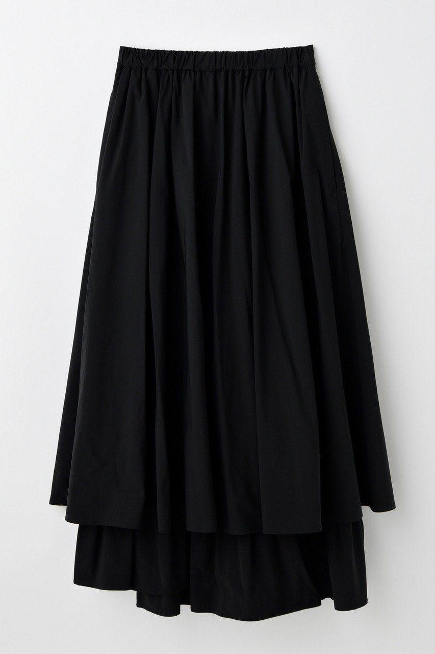 【ナゴンスタンス/nagonstans】のlayer volume skirt/スカート インテリア・キッズ・メンズ・レディースファッション・服の通販 founy(ファニー) 　ファッション　Fashion　レディースファッション　Ladies' Fashion Online　スカート　Skirt　ロングスカート　Long Skirt　コンパクト　Compact　バランス　Balance　ルーズ　Loose　ロング　Long　NEW・新作・新着・新入荷　New Arrivals　Black|ID: prp329100004599374 ipo3291000000032694688