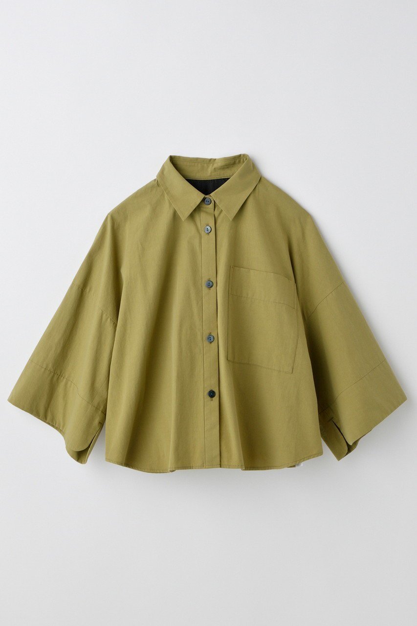 【ナゴンスタンス/nagonstans】のback-volume shirt/シャツ インテリア・キッズ・メンズ・レディースファッション・服の通販 founy(ファニー) 　ファッション　Fashion　レディースファッション　Ladies' Fashion Online　トップス・カットソー　Tops/Tshirt　シャツ/ブラウス　Shirts/Blouses　ショート　Short　スリーブ　Sleeve　バランス　Balance　NEW・新作・新着・新入荷　New Arrivals　Sand|ID: prp329100004599376 ipo3291000000032694696