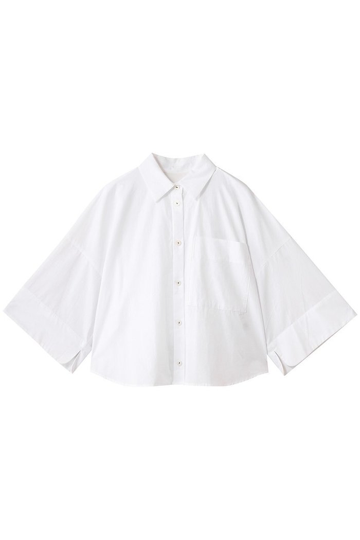 【ナゴンスタンス/nagonstans】のback-volume shirt/シャツ インテリア・キッズ・メンズ・レディースファッション・服の通販 founy(ファニー) https://founy.com/ ファッション Fashion レディースファッション Fashion for Women トップス・カットソー Cut & Sew Tops シャツ・ブラウス・オフィスカジュアル Elegant Blouses & Button-Ups ショート Short, Short Length スリーブ Sleeve, Long Sleeve / Short Sleeve バランス Balance, Style Balance |ID: prp329100004599376 ipo3291000000036392092