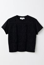 【エンフォルド/ENFOLD】のRUFFLE-MOTIF T-SHIRT/Tシャツ ブラック|ID: prp329100004599378 ipo3291000000032694707