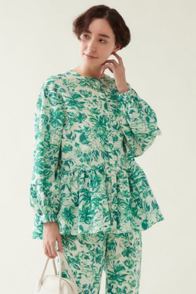【マルティニーク/martinique】 タフタヴィンテージフラワーペプラムブラウス人気、トレンドファッション・服の通販 founy(ファニー) ファッション Fashion レディースファッション Ladies' Fashion Online トップス・カットソー Tops/Tshirt シャツ/ブラウス Shirts/Blouses ギャザー Gather スリーブ Sleeve タフタ Taffeta ハンド Hand ペプラム Peplum ロング Long ヴィンテージ Vintage 再入荷 Restock/Back In Stock/Re Arrival |ID:prp329100004599383