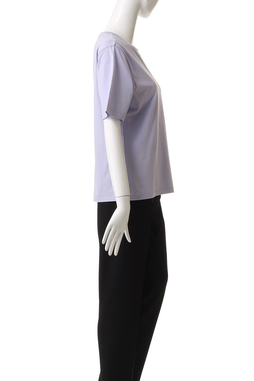 【ガリャルダガランテ/GALLARDAGALANTE】の【HERITANOVUM】オーガニックコットンTシャツ 人気、トレンドファッション・服の通販 founy(ファニー) 　ファッション　Fashion　レディースファッション　Ladies' Fashion Online　トップス・カットソー　Cut & Sew Tops　シャツ/ブラウス　Elegant Blouses & Button-Ups　ロング / Tシャツ　Longline T-Shirts & Tees　カットソー　Tops & T-Shirts　ショート　Short　シンプル　Simple　スタンダード　Standard　スリーブ　Sleeve　パープル　Purple　ベーシック　Basic　NEW・新作・新着・新入荷　New Arrivals　other-3|ID: prp329100004599385 ipo3291000000032694771