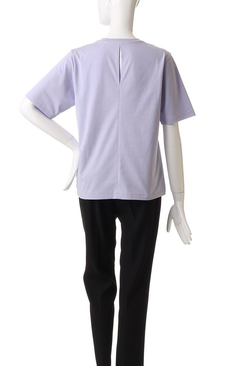 【ガリャルダガランテ/GALLARDAGALANTE】の【HERITANOVUM】オーガニックコットンTシャツ 人気、トレンドファッション・服の通販 founy(ファニー) 　ファッション　Fashion　レディースファッション　Ladies' Fashion Online　トップス・カットソー　Cut & Sew Tops　シャツ/ブラウス　Elegant Blouses & Button-Ups　ロング / Tシャツ　Longline T-Shirts & Tees　カットソー　Tops & T-Shirts　ショート　Short　シンプル　Simple　スタンダード　Standard　スリーブ　Sleeve　パープル　Purple　ベーシック　Basic　NEW・新作・新着・新入荷　New Arrivals　other-4|ID: prp329100004599385 ipo3291000000032694772