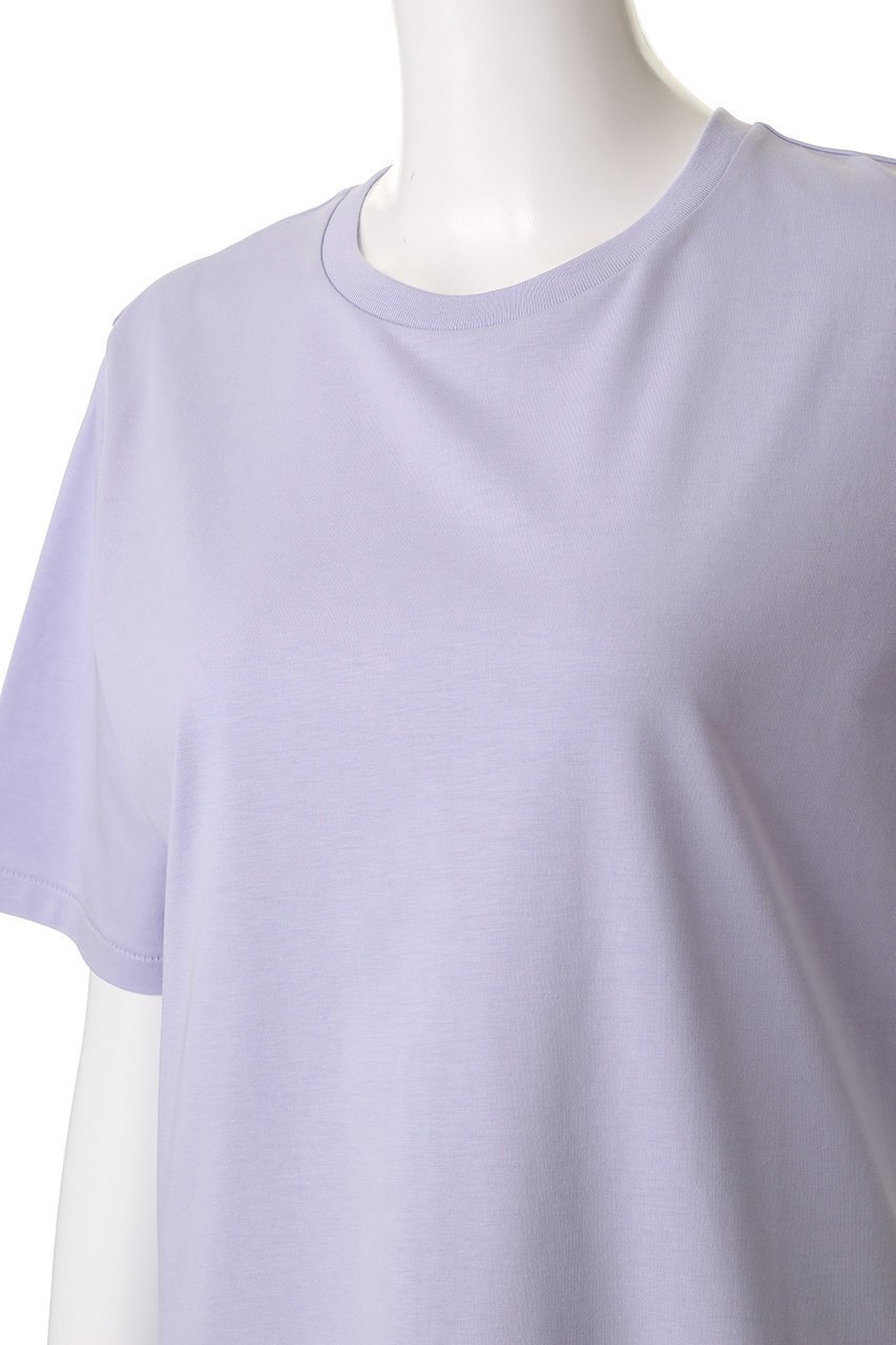 【ガリャルダガランテ/GALLARDAGALANTE】の【HERITANOVUM】オーガニックコットンTシャツ 人気、トレンドファッション・服の通販 founy(ファニー) 　ファッション　Fashion　レディースファッション　Ladies' Fashion Online　トップス・カットソー　Cut & Sew Tops　シャツ/ブラウス　Elegant Blouses & Button-Ups　ロング / Tシャツ　Longline T-Shirts & Tees　カットソー　Tops & T-Shirts　ショート　Short　シンプル　Simple　スタンダード　Standard　スリーブ　Sleeve　パープル　Purple　ベーシック　Basic　NEW・新作・新着・新入荷　New Arrivals　other-5|ID: prp329100004599385 ipo3291000000032694773