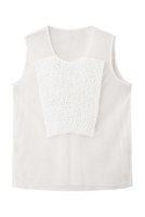 【ガリャルダガランテ/GALLARDAGALANTE】の【HERITANOVUM】ラッフルボザムスリーブレスブラウス 人気、トレンドファッション・服の通販 founy(ファニー) ファッション Fashion レディースファッション Ladies' Fashion Online トップス・カットソー Tops/Tshirt キャミソール / ノースリーブ No Sleeves シャツ/ブラウス Shirts/Blouses おすすめ Recommend インナー Inner キャミソール Camisole ジャケット Jacket スタンダード Standard チュール Tulle ノースリーブ No Sleeve エレガント 上品 Elegant NEW・新作・新着・新入荷 New Arrivals |ID:prp329100004599386