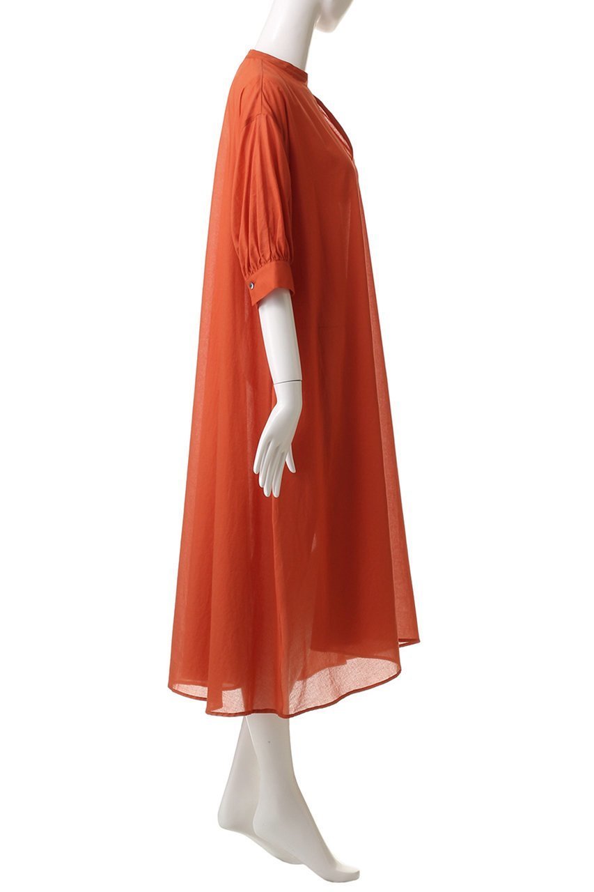 【ミディウミソリッド/MIDIUMISOLID】のstand collar skipper OP ワンピース 人気、トレンドファッション・服の通販 founy(ファニー) 　ファッション　Fashion　レディースファッション　Fashion for Women　ワンピース　Dresses　チュニック　Tunic Tops & Dresses　スキッパー　Skipper, Open Collar　スタイリッシュ　Stylish, Fashionable　スタンド　Stand Collar, Upright Stand　チュニック　Tunic, Long Top　フェミニン　Feminine, Girly　ロング　Long, Long-Length　other-3|ID: prp329100004599390 ipo3291000000035848883