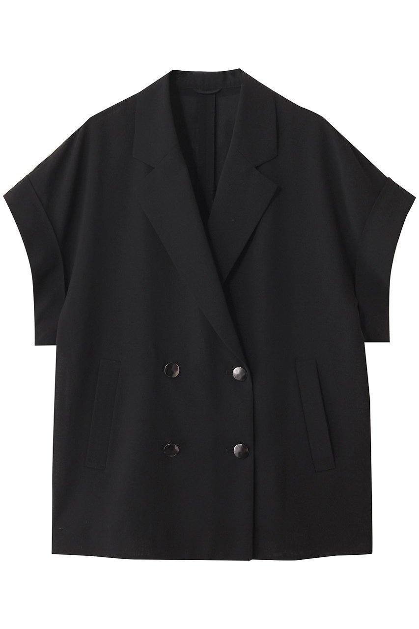 【アナイ/ANAYI】のリネンライクフレンチジャケット インテリア・キッズ・メンズ・レディースファッション・服の通販 founy(ファニー) 　ファッション　Fashion　レディースファッション　Ladies' Fashion Online　アウター　Coat Outerwear　ジャケット　Jackets　ジャケット　Jacket　スタイリッシュ　Stylish　スリーブ　Sleeve　フレンチ　French　メタル　Metal　エレガント 上品　Elegant　NEW・新作・新着・新入荷　New Arrivals　ブラック|ID: prp329100004599391 ipo3291000000032694813