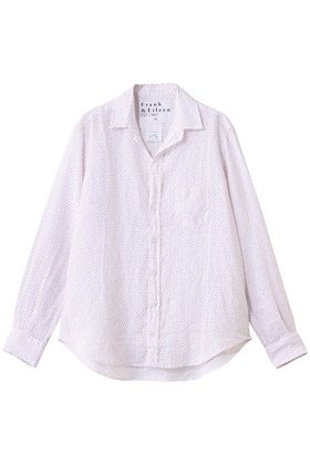 【フランク&アイリーン/Frank&Eileen】 EILEEN イタリアンリネン ナンバープリントシャツ人気、トレンドファッション・服の通販 founy(ファニー) ファッション Fashion レディースファッション Ladies' Fashion Online トップス・カットソー Cut & Sew Tops シャツ/ブラウス Elegant Blouses & Button-Ups スリーブ Sleeve ボトム Bottom リネン Linen ロング Long NEW・新作・新着・新入荷 New Arrivals 無地 Plain Color |ID:prp329100004599393