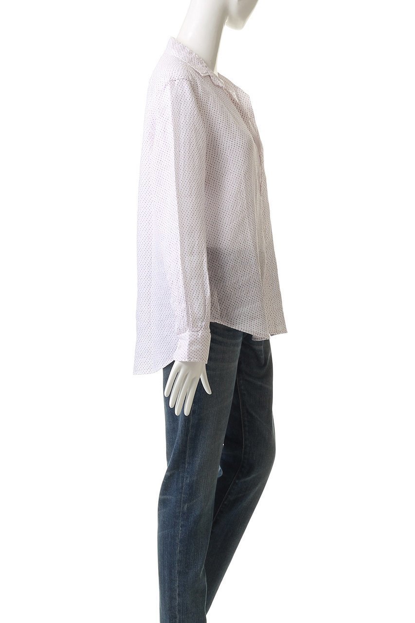 【フランク&アイリーン/Frank&Eileen】のEILEEN イタリアンリネン ナンバープリントシャツ 人気、トレンドファッション・服の通販 founy(ファニー) 　ファッション　Fashion　レディースファッション　Fashion for Women　トップス・カットソー　Cut & Sew Tops　シャツ・ブラウス・オフィスカジュアル　Elegant Blouses & Button-Ups　スリーブ　Sleeve, Long Sleeve / Short Sleeve　ボトム　Bottoms, Lower Wear　リネン　Linen, Linen Fabric　ロング　Long, Long-Length　無地　Plain, Solid Color　other-3|ID: prp329100004599393 ipo3291000000035613820