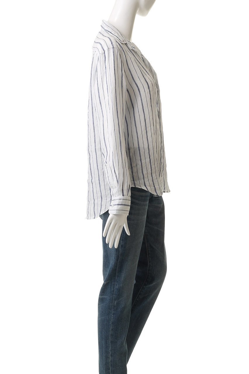 【フランク&アイリーン/Frank&Eileen】のEILEEN イタリアンリネン ストライプシャツ 人気、トレンドファッション・服の通販 founy(ファニー) 　ファッション　Fashion　レディースファッション　Ladies' Fashion Online　トップス・カットソー　Cut & Sew Tops　シャツ/ブラウス　Elegant Blouses & Button-Ups　ストライプ　Stripe　スリーブ　Sleeve　デニム　Denim　リネン　Linen　リラックス　Relax　ロング　Long　エレガント 上品　Elegant　NEW・新作・新着・新入荷　New Arrivals　other-3|ID: prp329100004599394 ipo3291000000032694865