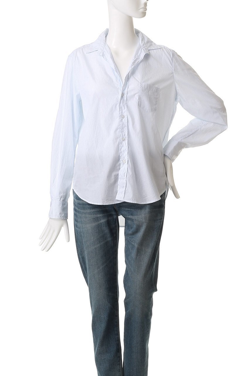 【フランク&アイリーン/Frank&Eileen】のEILEEN イタリアンコットン ホワイトチェックシャツ 人気、トレンドファッション・服の通販 founy(ファニー) 　ファッション　Fashion　レディースファッション　Ladies' Fashion Online　トップス・カットソー　Tops/Tshirt　シャツ/ブラウス　Shirts/Blouses　スリーブ　Sleeve　ロング　Long　NEW・新作・新着・新入荷　New Arrivals　other-2|ID: prp329100004599395 ipo3291000000032694870