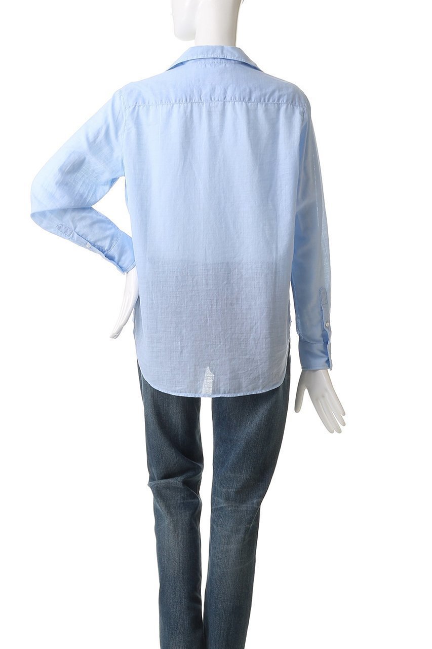 【フランク&アイリーン/Frank&Eileen】のEILEEN イタリアンコットン ライトブルーシャツ 人気、トレンドファッション・服の通販 founy(ファニー) 　ファッション　Fashion　レディースファッション　Ladies' Fashion Online　トップス・カットソー　Cut & Sew Tops　シャツ/ブラウス　Elegant Blouses & Button-Ups　シンプル　Simple　スリーブ　Sleeve　ロング　Long　NEW・新作・新着・新入荷　New Arrivals　other-4|ID: prp329100004599397 ipo3291000000032694896