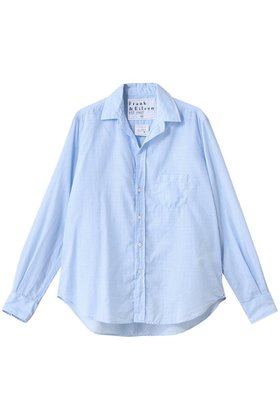 【フランク&アイリーン/Frank&Eileen】 EILEEN イタリアンコットン ライトブルーシャツ人気、トレンドファッション・服の通販 founy(ファニー) ファッション Fashion レディースファッション Fashion for Women トップス・カットソー Cut & Sew Tops シャツ・ブラウス・オフィスカジュアル Elegant Blouses & Button-Ups シンプル Simple, Minimal スリーブ Sleeve, Long Sleeve / Short Sleeve ロング Long, Long-Length |ID:prp329100004599397