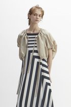 【プレインピープル/PLAIN PEOPLE】のタフタギャザージャケット ベージュ|ID: prp329100004599398 ipo3291000000035945360