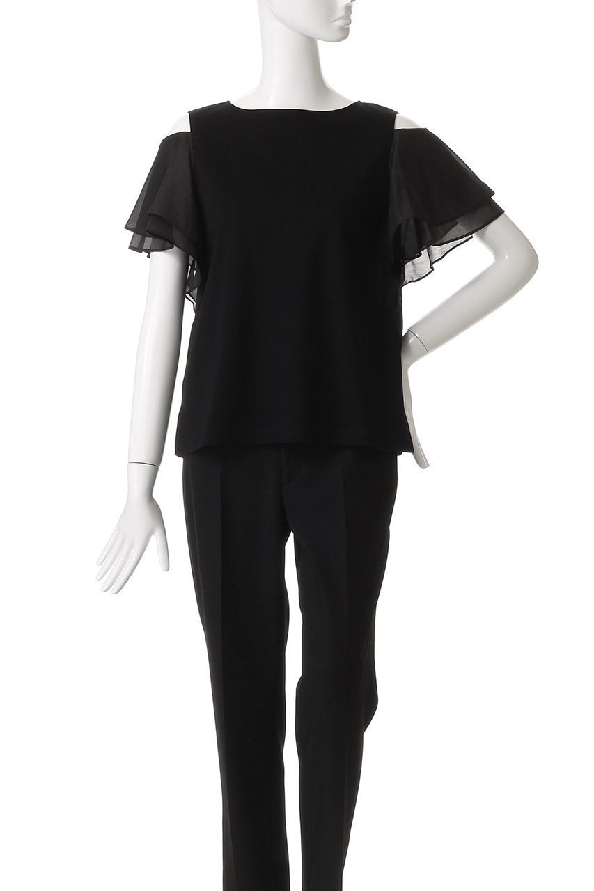 【アナイ/ANAYI】のライトポンチオフショルプルオーバー 人気、トレンドファッション・服の通販 founy(ファニー) 　ファッション　Fashion　レディースファッション　Fashion for Women　トップス・カットソー　Cut & Sew Tops　シャツ・ブラウス・オフィスカジュアル　Elegant Blouses & Button-Ups　ロングTシャツ・Tシャツ　Longline T-Shirts & Tees　カジュアルプルオーバー・ニットトップス　Pullovers & Knit Tops / Casual Pullovers　カットソー・ベーシックTシャツ　Cut-and-Sewn Tops / Stretch Tees & Basics　ショート　Short, Short Length　スリーブ　Sleeve, Long Sleeve / Short Sleeve　フェミニン　Feminine, Girly　プレーン　Plain, Simple　エレガント 上品　Elegant　other-2|ID: prp329100004599400 ipo3291000000035759202