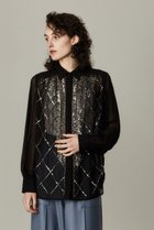 【マルティニーク/martinique】の【CURRENTAGE】Embroidery Sequins & Beads トップス 人気、トレンドファッション・服の通販 founy(ファニー) ファッション Fashion レディースファッション Ladies' Fashion Online トップス・カットソー Tops/Tshirt シャツ/ブラウス Shirts/Blouses インド India スパンコール Sequins スリーブ Sleeve セットアップ Set Up パターン Pattern フロント Front ランダム Random ロング Long ヴィンテージ Vintage エレガント 上品 Elegant 別注 Special Order thumbnail ブラック|ID: prp329100004599402 ipo3291000000032694956