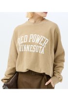 【デザイン ワークス/DESIGN WORKS】の【REMI ELIEF】SP加工3飛び裏毛別注スウェット RED POWER モカ|ID: prp329100004600371 ipo3291000000032703108