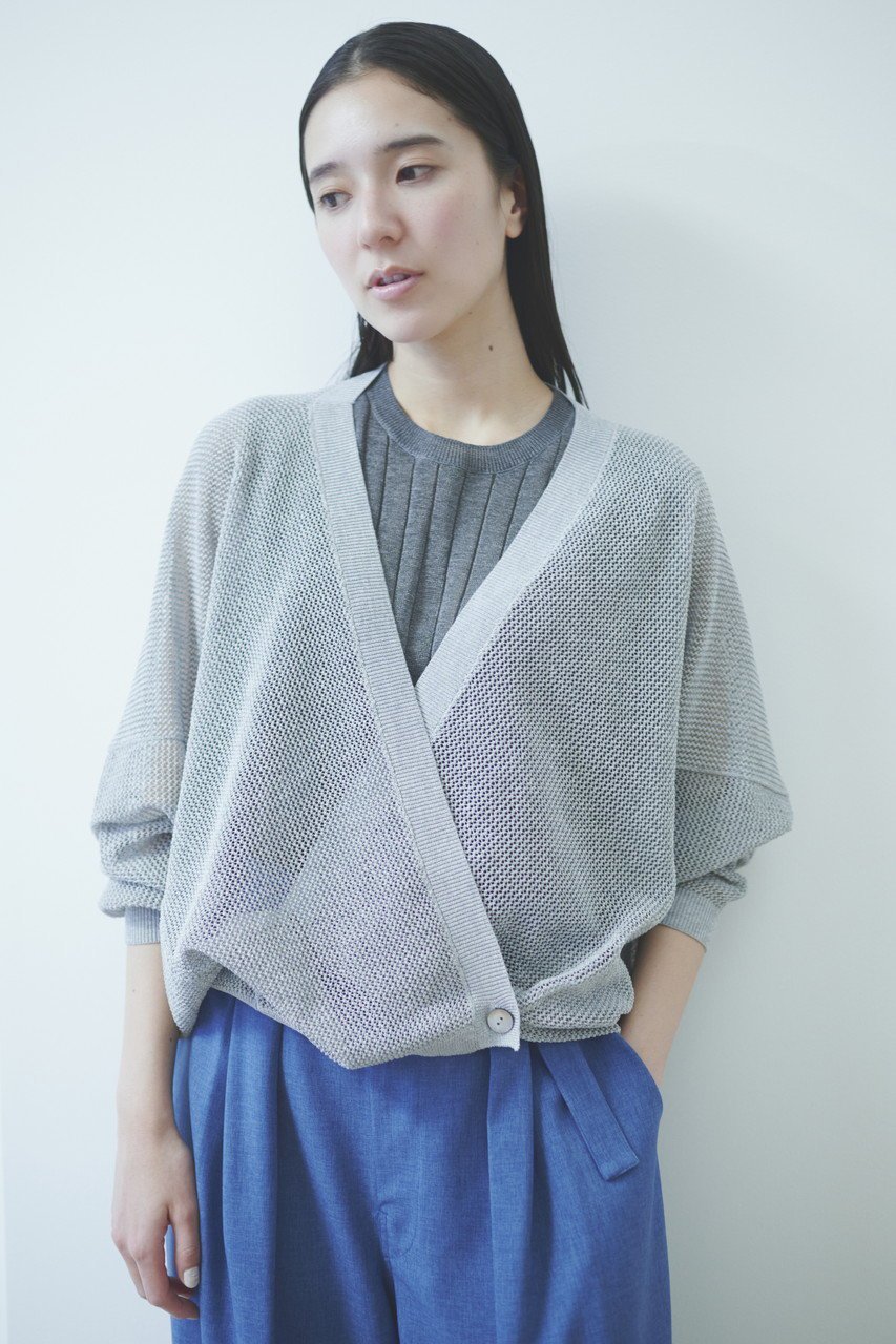 【レリル/lelill】のハイテクギマボレロ 人気、トレンドファッション・服の通販 founy(ファニー) 　ファッション　Fashion　レディースファッション　Fashion for Women　トップス・カットソー　Cut & Sew Tops　カーディガン・羽織り　Layered Style Cardigans　シャツ・ブラウス・オフィスカジュアル　Elegant Blouses & Button-Ups　ロングTシャツ・Tシャツ　Longline T-Shirts & Tees　カットソー・ベーシックTシャツ　Cut-and-Sewn Tops / Stretch Tees & Basics　カーディガン　Cardigan, Knitwear　ボレロ　Bolero, Short Cardigan　メッシュ　Mesh, Net Fabric　夏　Summer　新作・新入荷　New Arrivals / New In　other-5|ID: prp329100004600373 ipo3291000000032703250