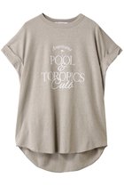 【アメリカーナ/Americana】の【ELLE SHOP限定】ベルギーリネンロゴTシャツ グレージュ|ID: prp329100004600376 ipo3291000000032703304