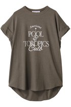 【アメリカーナ/Americana】の【ELLE SHOP限定】ベルギーリネンロゴTシャツ ブラウン|ID: prp329100004600376 ipo3291000000032703305