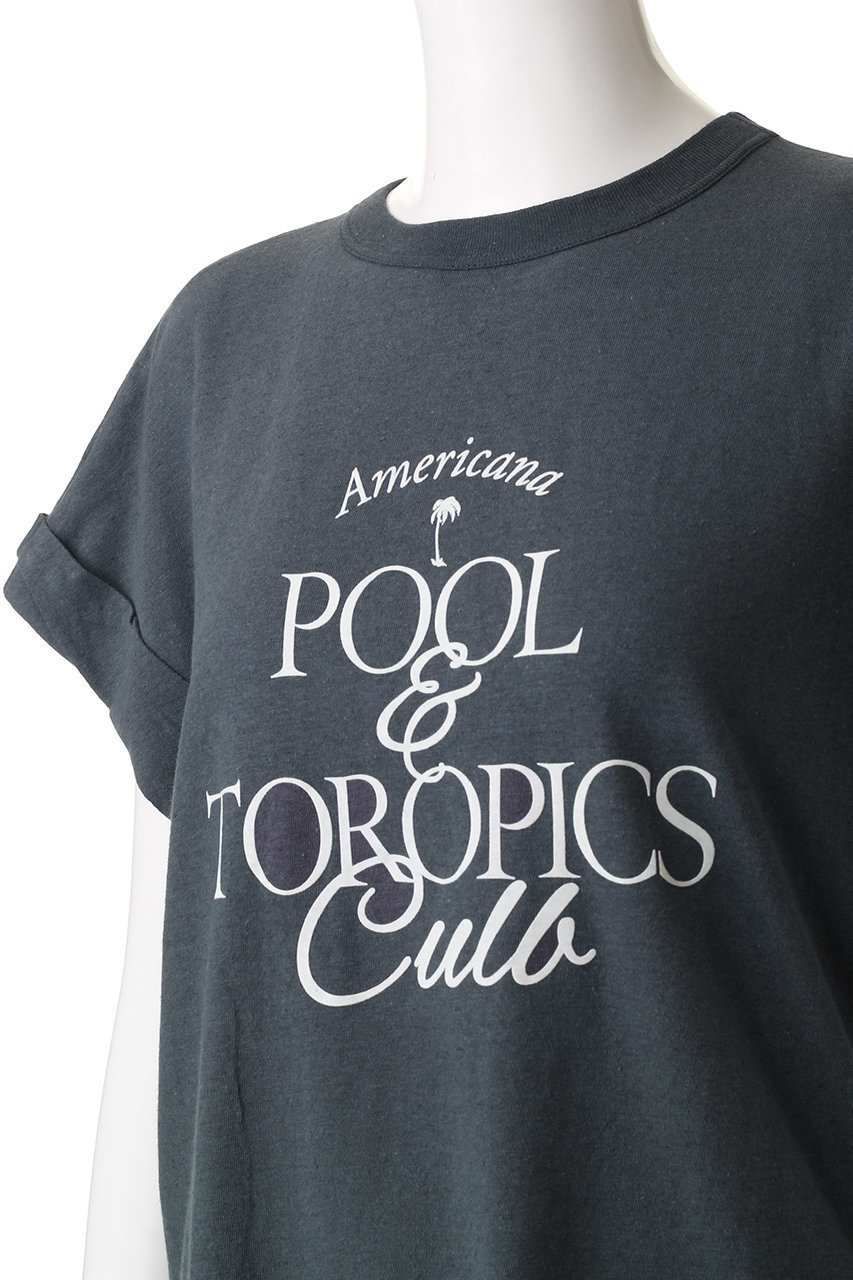 【アメリカーナ/Americana】の【ELLE SHOP限定】ベルギーリネンロゴTシャツ 人気、トレンドファッション・服の通販 founy(ファニー) 　ファッション　Fashion　レディースファッション　Fashion for Women　トップス・カットソー　Cut & Sew Tops　シャツ・ブラウス・オフィスカジュアル　Elegant Blouses & Button-Ups　ロングTシャツ・Tシャツ　Longline T-Shirts & Tees　カットソー・ベーシックTシャツ　Cut-and-Sewn Tops / Stretch Tees & Basics　ショート　Short, Short Length　スリーブ　Sleeve, Long Sleeve / Short Sleeve　トレンド　Trend, Trending Now　フロント　Front, Front Design　リネン　Linen, Linen Fabric　新作・新入荷　New Arrivals / New In　other-5|ID: prp329100004600376 ipo3291000000032703310