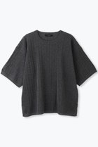 【レリル/lelill】のハイテクギマワイドリブニット(オーバーサイズ) チャコール|ID: prp329100004600382 ipo3291000000032703353