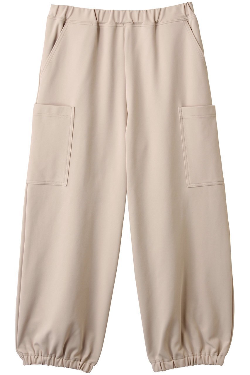 【フローレント/FLORENT】のストレッチ ジャージ カーゴ パンツ インテリア・キッズ・メンズ・レディースファッション・服の通販 founy(ファニー) 　ファッション　Fashion　レディースファッション　Fashion for Women　パンツ　Pants & Trousers　カーゴパンツ　Cargo Pants, Utility Pants　クッション　Cushion, Throw Pillow　ストレッチ　Stretch, Stretchy Fabric　ポケット　Pocket, Pocket Detail　定番　Standard, Basic Item　ライトベージュ|ID: prp329100004600384 ipo3291000000035621927