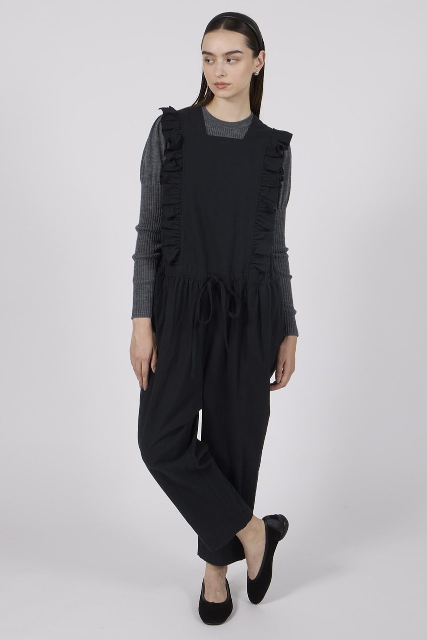 【ビリティス ディセッタン/Bilitis dix-sept ans】のコットンフリルコンビネゾン 人気、トレンドファッション・服の通販 founy(ファニー) 　ファッション　Fashion　レディースファッション　Fashion for Women　パンツ　Pants & Trousers　コンビネゾン　Jumpsuit, All-in-One　サンダル　Sandals, Summer Shoes　フェミニン　Feminine, Girly　フリル　Frill, Ruffle　other-6|ID: prp329100004600386 ipo3291000000034321768