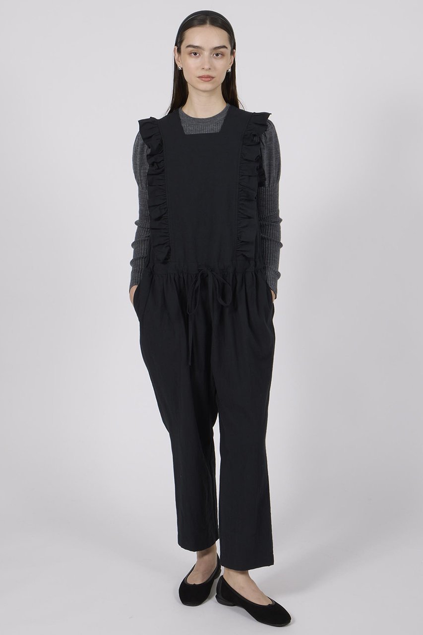 【ビリティス ディセッタン/Bilitis dix-sept ans】のコットンフリルコンビネゾン 人気、トレンドファッション・服の通販 founy(ファニー) 　ファッション　Fashion　レディースファッション　Fashion for Women　パンツ　Pants & Trousers　コンビネゾン　Jumpsuit, All-in-One　サンダル　Sandals, Summer Shoes　フェミニン　Feminine, Girly　フリル　Frill, Ruffle　other-7|ID: prp329100004600386 ipo3291000000034321769